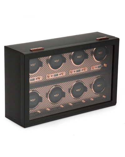 Wolf Axis 8-piece Watch Winder In Black