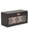 Wolf Axis Triple Watch Winder With Storage