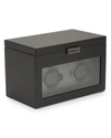 WOLF AXIS DOUBLE WATCH WINDER WITH STORAGE,PROD216070359