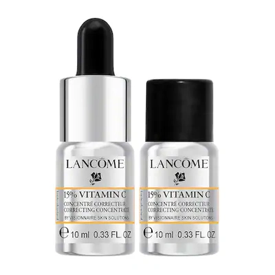 Lancôme Visionnaire Skin Solutions 15% Pure Vitamin C Correcting Concentrate 2 X 0.33 oz/ 10 ml In F20ml