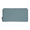 BOTTEGA VENETA BOTTEGA VENETA BLUE INTRECCIATO CONTINENTAL ZIP AROUND WALLET