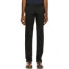 NAKED AND FAMOUS NAKED AND FAMOUS DENIM BLACK STRETCH CHINO TROUSERS