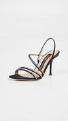 SERGIO ROSSI MILANO DIAMOND SANDALS