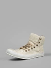 A DICIANNOVEVENTITRE A DICIANNOVEVENTITRE MEN'S OFF-WHITE LEATHER SNEAKERS