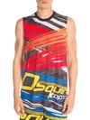 DSQUARED2 Taptronic Perforated Muscle Tank Top