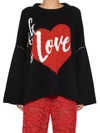 Dolce & Gabbana Oversize Intarsia Cashmere Blend Sweater In Black