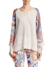 dressing gownRTO CAVALLI Paisley Sleeve Caftan Blouse