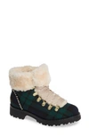 JACK ROGERS CHARLIE FAUX SHEARLING LINED BOOTIE,1718BB0012