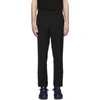 Prada Light Stretch Techno Fabric Trousers In Black