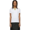 PRADA White & Yellow Logo T-Shirt