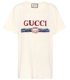 GUCCI SEQUINNED COTTON T-SHIRT,P00364708