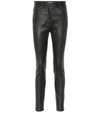 THE ROW KATE LEATHER HIGH-RISE SKINNY JEANS,P00360180