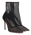 GIANVITO ROSSI ERIN MESH ANKLE BOOTS,P00365259