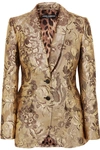 DOLCE & GABBANA METALLIC BROCADE BLAZER