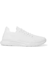 Apl Athletic Propulsion Labs Techloom Breeze Knit Mesh Sneakers In White