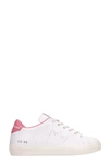 LEATHER CROWN WHITE LEATHER SNEAKERS,10792465