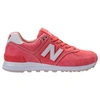 NEW BALANCE WOMEN'S 574 BEACH CHAMBRAY CASUAL SHOES, PINK,2368322