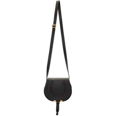 Chloé Chloe Black Mini Marcie Bag In 001 Black