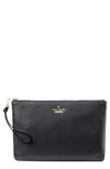 KATE SPADE JACKSON STREET - FINLEY QUILTED LEATHER CLUTCH - GREY,PWRU6688