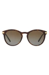 Michael Kors Adrianna Mk2023 Metal And Acetate Butterfly-shape Sunglasses In Tortoise/ Gold/ Brown Gradient