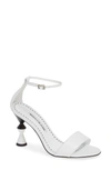 MANOLO BLAHNIK LEDA ANKLE STRAP SANDAL,LEDA001