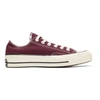 CONVERSE CONVERSE BURGUNDY CHUCK 70 LOW SNEAKERS