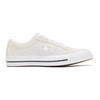 Converse One Star Vintage Suede Low Top Sneakers In White