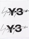 Y-3 Y-3 WHITE LOGO COTTON SOCKS,DY936513482974