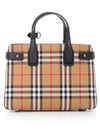 BURBERRY VINTAGE CHECK BANNER TOTE,10792849