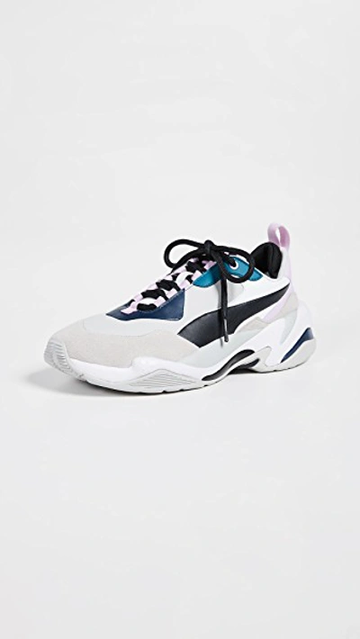 Puma Thunder Rive Colourblock Trainers In Grey