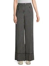 BEATRICE B Striped Wide Leg Trousers