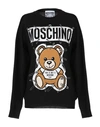 Moschino Sweater In Black