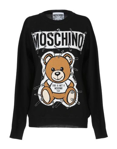 Moschino Sweater In Black