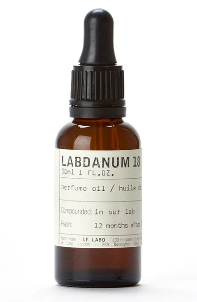 Le Labo Labdanum 18 Perfume Oil In White