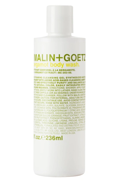 Malin + Goetz Malin+goetz Bergamot Body Wash 8 Oz. In N/a