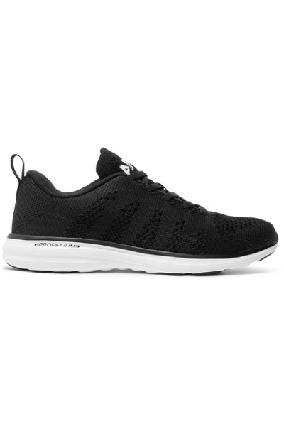 Apl Athletic Propulsion Labs Techloom Pro Mesh Trainers In Black