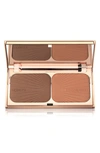 CHARLOTTE TILBURY FILMSTAR BRONZE & GLOW MEDIUM TO DARK FACE SCULPT & HIGHLIGHT POWDER PALETTE,FBRZX16X2R45