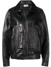 SAINT LAURENT ZIPPED BIKER JACKET