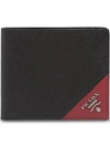 Prada Bifold Wallet - Black In Black