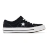 CONVERSE BLACK & WHITE VINTAGE SUEDE ONE STAR trainers