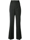 ISABEL MARANT ÉTOILE CHECK HIGH WAISTED TROUSERS