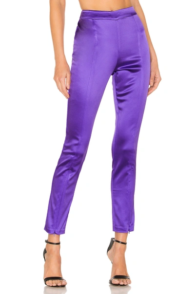 Cynthia Rowley Rush Trouser In Ultra Violet