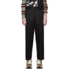 ALEXANDER MCQUEEN ALEXANDER MCQUEEN BLACK WIDE TROUSERS