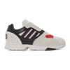 Y-3 Y-3 WHITE AND BLACK ZX RUN SNEAKERS