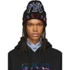 GUCCI GUCCI BLACK NY YANKEES EDITION WOOL BEANIE