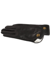 GUCCI LEATHER GLOVES WITH DOUBLE G