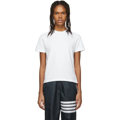 Thom Browne Relaxed-fit Cotton T-shirt In White