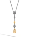 JOHN HARDY CLASSIC CHAIN HAMMERED LONG Y-NECKLACE,NZ90031X32