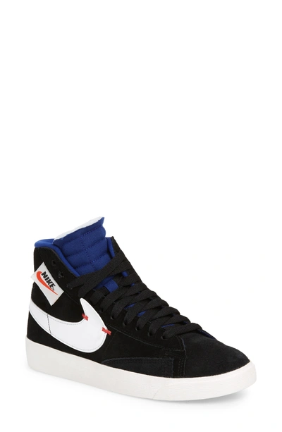 Nike Blazer Mid-top Rebel Sneakers In Black