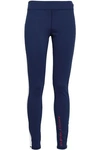 PERFECT MOMENT PERFECT MOMENT WOMAN PRINTED STRETCH LEGGINGS NAVY,3074457345620011354